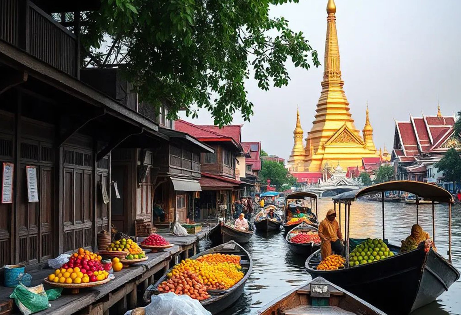 Arrival in Bangkok